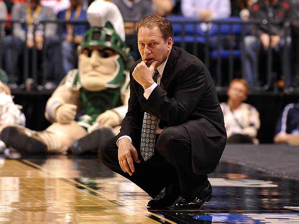Tom Izzo has led the Spartans to six Final Fours over the last 12 years, but hasn't been past the Sweet 16 since 2010. (Lance King/Getty Images)